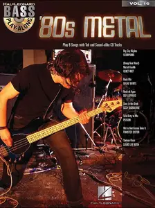 Hal Leonard, "'80s Metal: Bass Play-Along Volume 16"