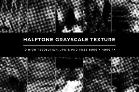 Halftone Grayscale Background VVYN4WP