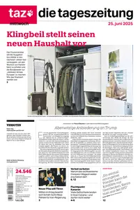 taz die tageszeitung - 25 Juni 2025