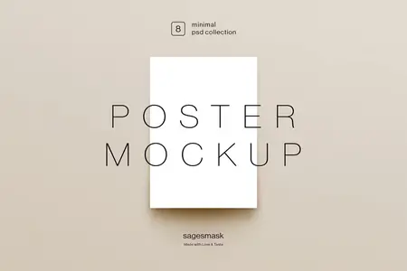 EE - Minimal Poster Mockup F7NNNGM