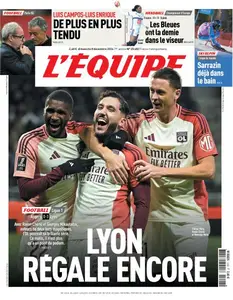 L’equipe du Dimanche 8 Décembre 2024