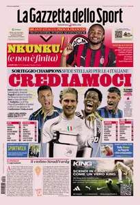 La Gazzetta dello Sport - 29 Agosto 2025