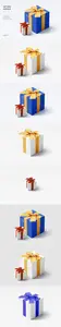 Gift Box Mockup