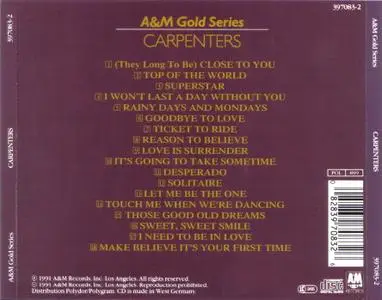 The Carpenters - A&M Gold Series (1991)
