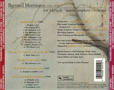 Seattle Symphony Orchestra, Joel McNeely - Bernard Herrmann: Fahrenheit 451, etc (1995)