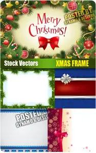 Xmas Frame - Stock Vector