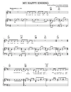 My happy ending - Avril Lavigne (Piano-Vocal-Guitar)