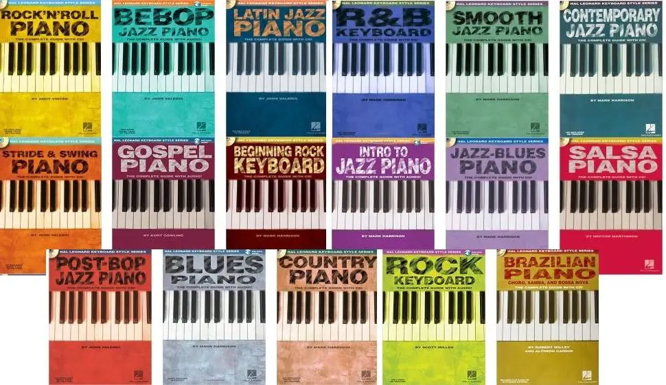 Hal Leonard Keyboard Style Series (17 Books & CDs) / AvaxHome