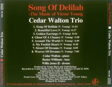 Cedar Walton Trio - Song Of Delilah (2010) {Venus}