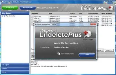 eSupport UndeletePlus v3.0.3.521