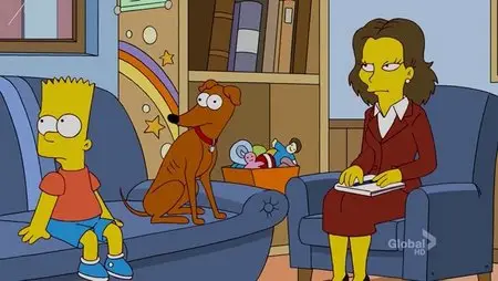 The Simpsons S22E07 How Munched is That Birdie in the Window