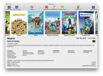 MoviePal 2.0 Mac OS X