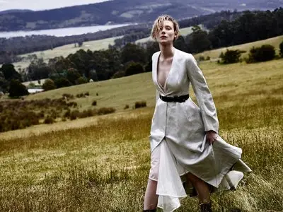 Elizabeth Debicki by Zachary Handley for Harper's Bazaar April 2015