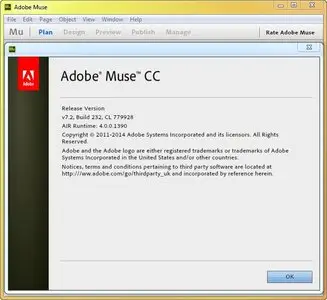 Adobe Muse CC 7.2 Build 232