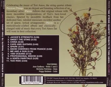 The String Quartet Tribute to Tori Amos Volume 1: Precious Things (2001) & Volume 2: Pieces (2007) 2CDs