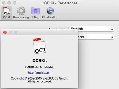 OCRKit 2.12.1 Multilangual Mac OS X