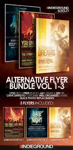 Graphicriver Alternative Flyer/Poster Bundle Vol. 1-3