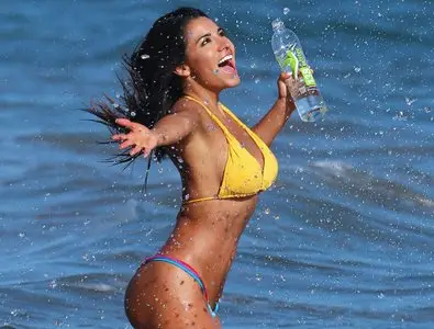 Bruna Tuna - 138 Water Bikini Photoshoot in Malibu on August 26, 2015
