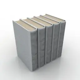 3D model books