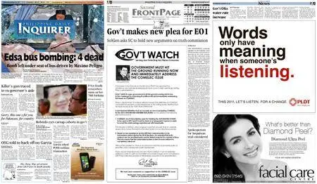 Philippine Daily Inquirer – January 26, 2011