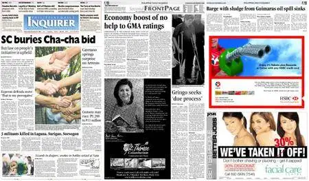 Philippine Daily Inquirer – November 22, 2006