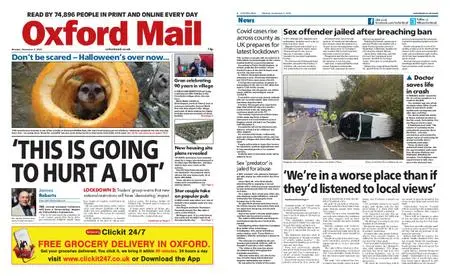 Oxford Mail – November 02, 2020