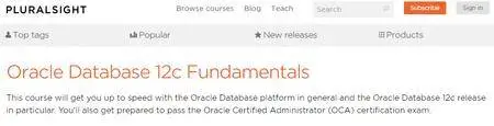 Oracle Database 12c Fundamentals [repost]