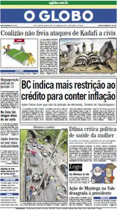 Jornal O Globo - 23 de março de 2011