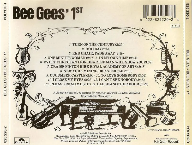 Bee Gees - Bee Gees' 1st (1967) Re-up.