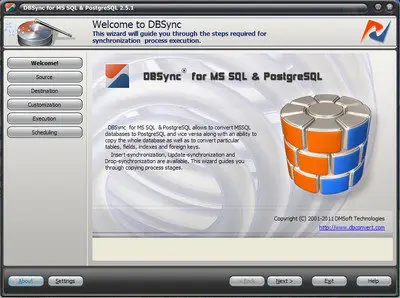 DBSync for MS SQL & PostgreSQL v2.5.1 