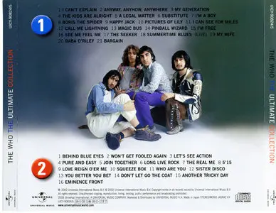 The Who - The Ultimate Collection (2002) [Universal Music Japan, UICY-90824/5] Repost