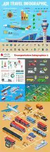 Vectors - Transportation Infographics 7