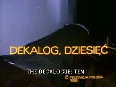 Krzysztof Kieslowski-Dekalog 10 (1988)