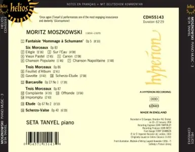 Moritz Moszkowski  - Piano Music (Tanyel, Seta) [repost]
