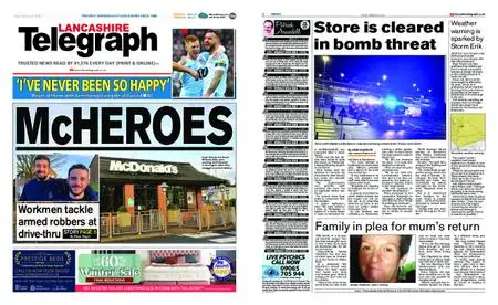 Lancashire Telegraph (Blackburn, Darwen, Hyndburn, Ribble Valley) – February 08, 2019