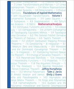 Foundations of Applied Mathematics, Volume 1: Mathematical Analysis
