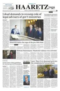 Haaretz English Edition - 23 November 2022