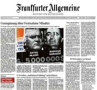 Frankfurter Allgemeine Zeitung vom 27 Mai 2011