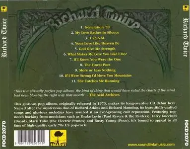 Richard Twice - s/t (1970) {2007 Fallout}