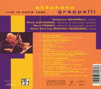 Stéphane Grappelli - Live in Paris 1992 (2002)