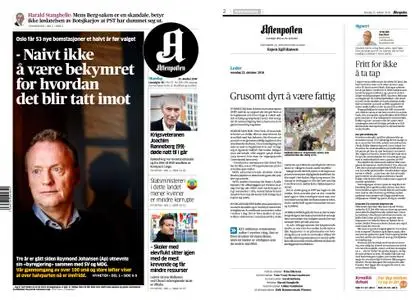Aftenposten – 22. oktober 2018