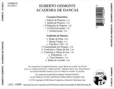Egberto Gismonti - Academia de Danças (1974) {1992 Carmo}