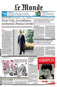 Le Monde du dimanche 09 aout 2009 + Sup Tele