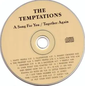 The Temptations - A Song For You + Together Again (1975+1987) {Motown}