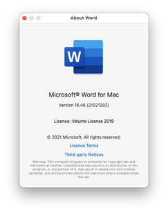 Microsoft Office 2019 for Mac v16.46 VL Multilingual