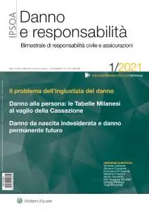 Danno e Responsabilità - Gennaio 2021