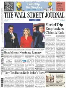 The Wall Street Journal - 30 August 2012 (Asia)