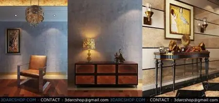 3darcshop - 10 Sample interior vol 01