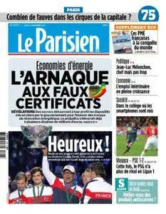 Le Parisien du Lundi 27 Novembre 2017