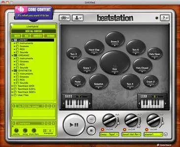 Toontrack Beatstation VSTi AU RTAS HYBRID DVDR + Update 1.0.3